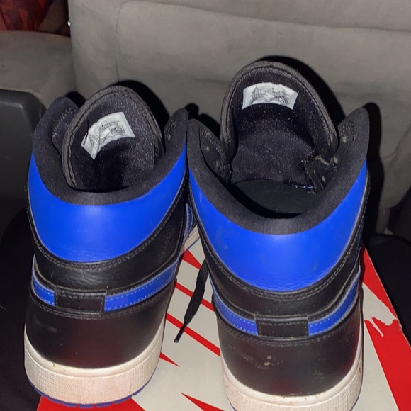 Air Jordan 1 mid black hyper royal - Picture 5 of 8